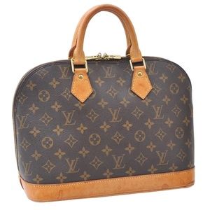 Authentic Louis Vuitton Monogram Alma Hand Bag Purse